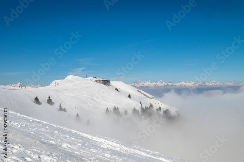ski resort in winter Monte Grappa © matteomicale