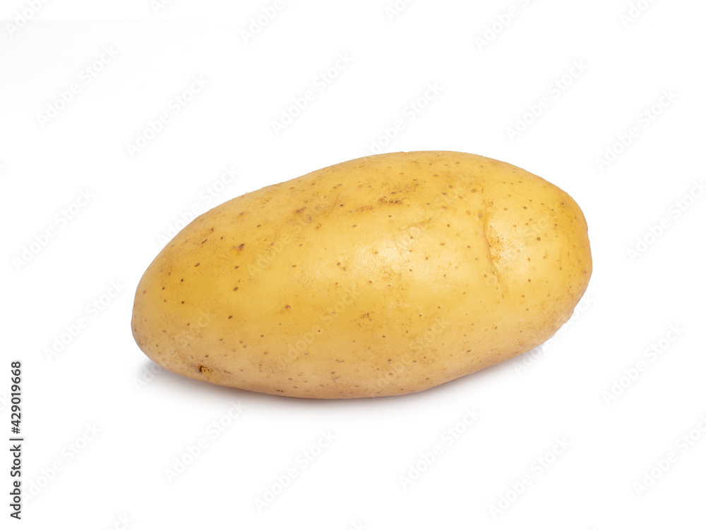 Fresh potato isolated on white background Fresh potato isolated on white background