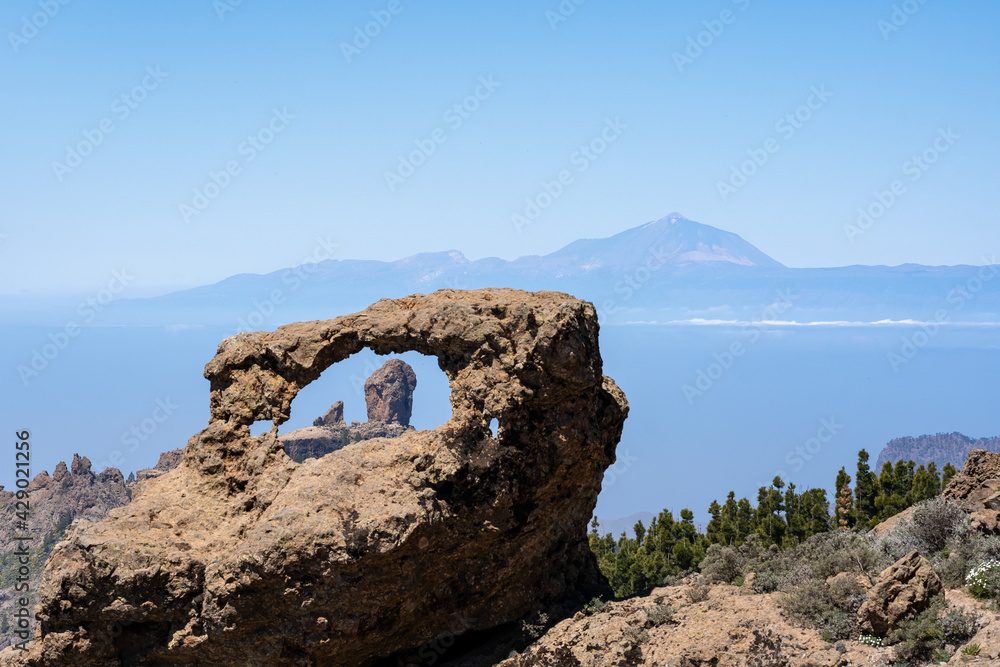 Roque Nublo is one of the most famous landmarks of Gran Canaria