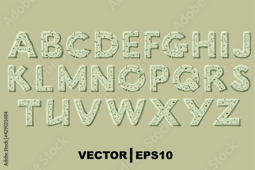 hand drawn alphabet