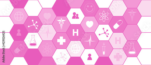 sfondo, icone, medicina, salute