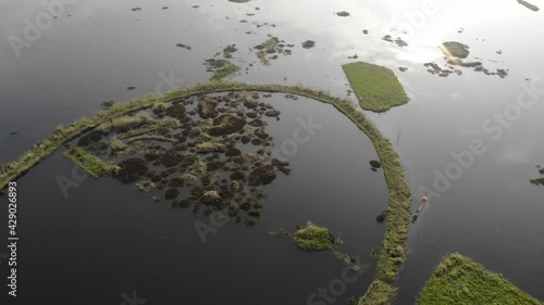 the loktak lake in manipur india