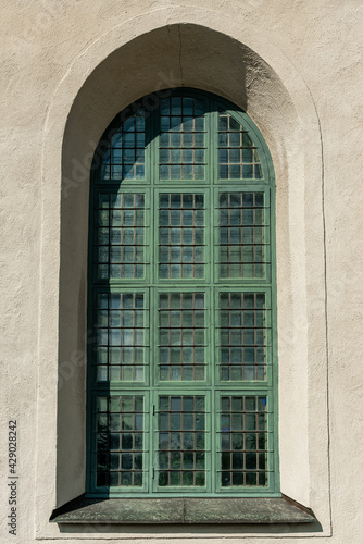 Vaulted window from a church in Sweden