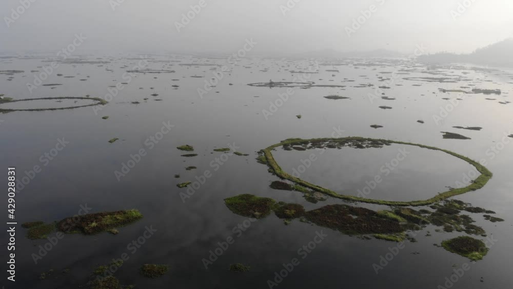 The loktak lake in manipur india The loktak lake in manipur india