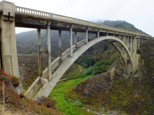 old bridge over the river