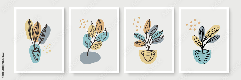 Gold Botanical wall art vector set. Earth tone boho foliage line art drawing with abstract shape. Abstract Plant Art design for print, cover, wallpaper, Minimal and natural wall art.
Gold Botanical wall art vector set. Earth tone boho foliage line art drawing with abstract shape. Abstract Plant Art design for print, cover, wallpaper, Minimal and natural wall art.