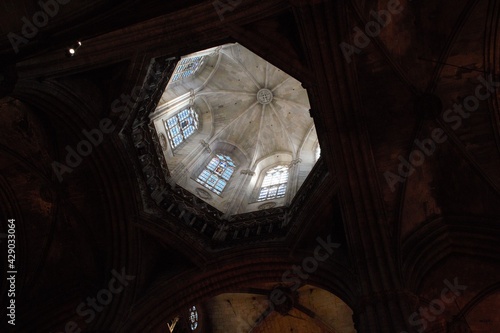 ceiling of the church
