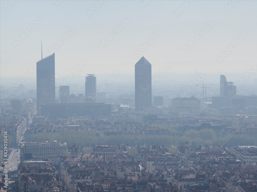 paysage urbain et pollution