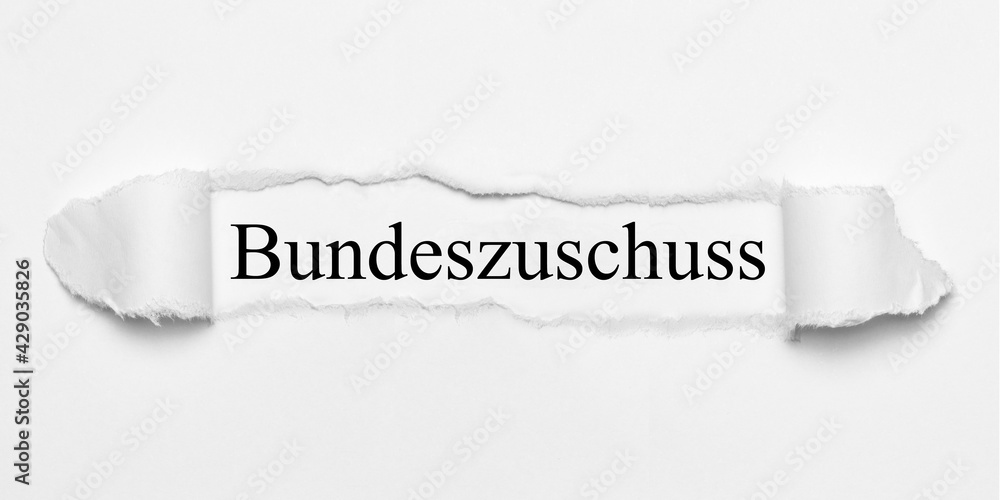 Obraz premium Bundeszuschuss