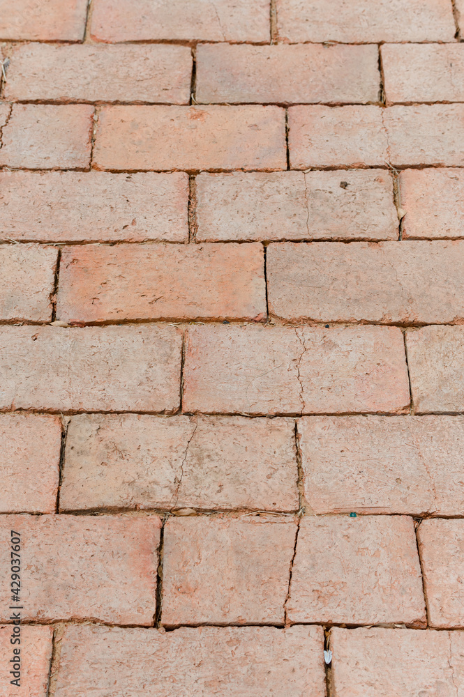 Orange brick wallpapers arranged in a row Orange brick wallpapers arranged in a row