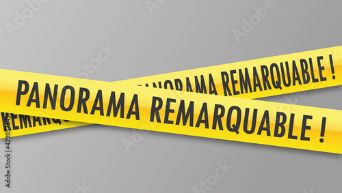 Logo panorama remarquable.