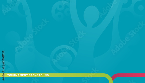 Football championship 2020 blue background vector stock illustration. 2020 Abstract background soccer or football texture. Poster Championship trend Wallpaper.