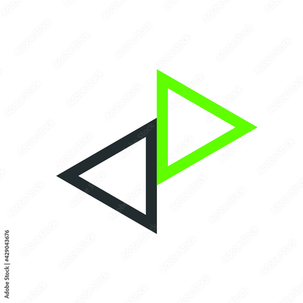 Logo triangles sport vector Logo triangles sport vector