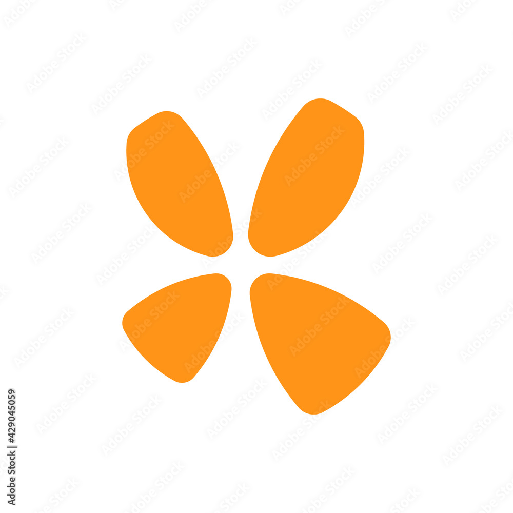 Icon vector trebol energy power light with warm colors Icon vector trebol energy power light with warm colors