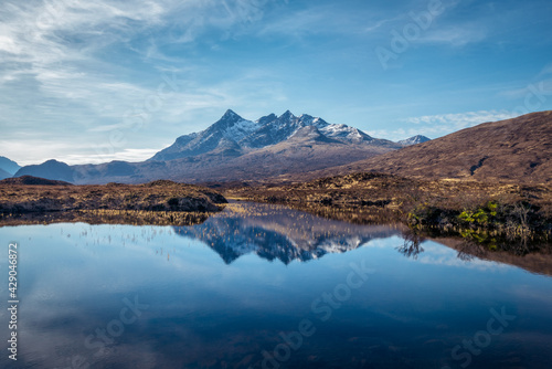 Isle of Skye, Scotland, UK. View over The Cuillin mountains © MarcelloLand