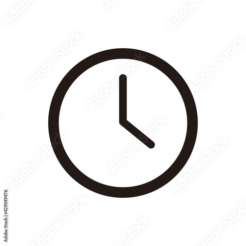 Time icon. Clock icon vector