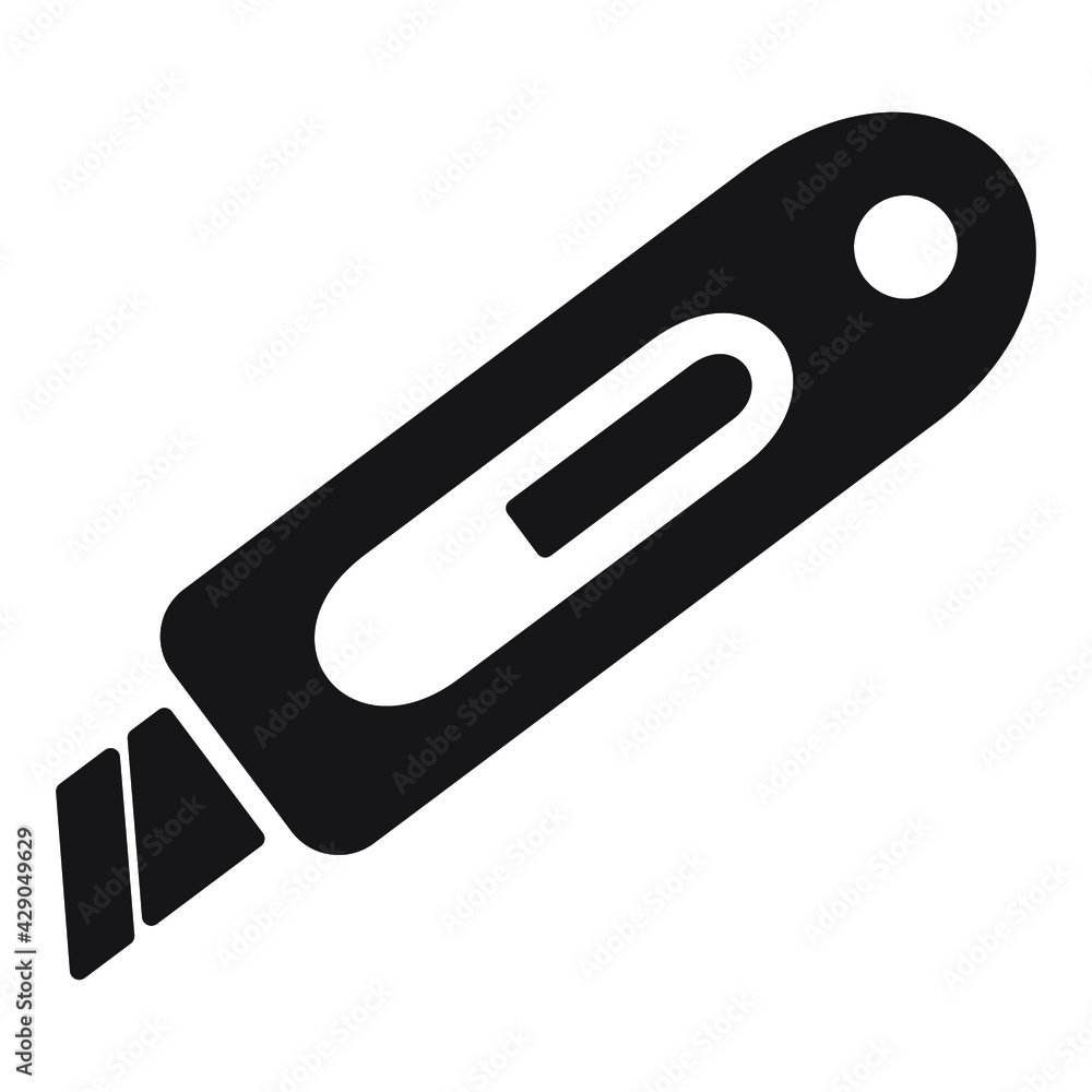 Cutter knife icons. Cutter knife symbol vector elements for infographic web. Cutter knife icons. Cutter knife symbol vector elements for infographic web.