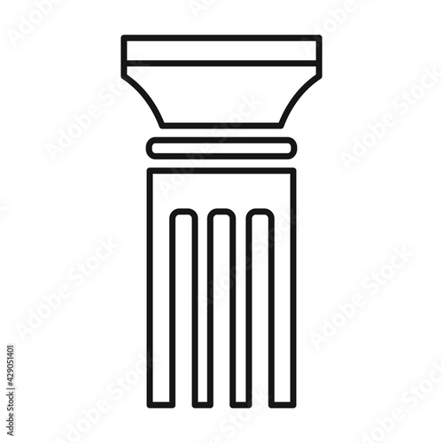 pillar icons . pillar pack symbol vector elements for infographic web.
