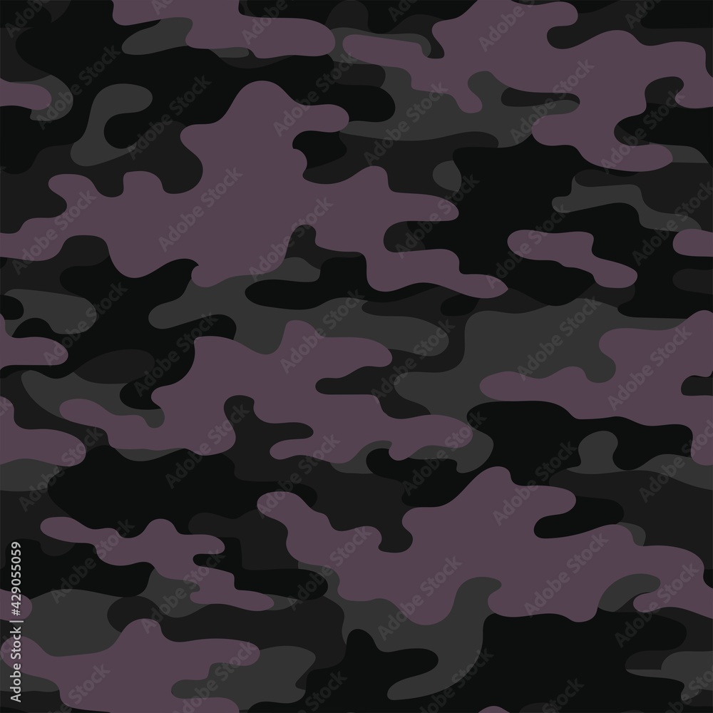 dark pink Camouflage classic seamless pattern. Abstract camo. Military texture. Print on fabric on textiles. Vector illustration dark pink Camouflage classic seamless pattern. Abstract camo. Military texture. Print on fabric on textiles. Vector illustration