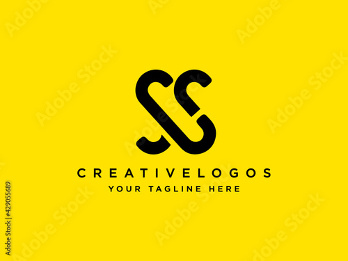 Letter CS Logo, Creative Alphabet CS Logo, Initials CS Logo, CS Letter Logo Vector Template