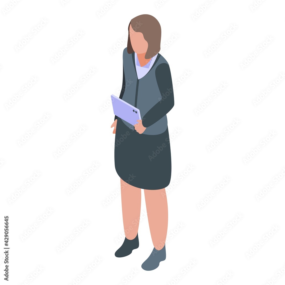 Teacher contribution icon. Isometric of Teacher contribution vector icon for web design isolated on white background Teacher contribution icon. Isometric of Teacher contribution vector icon for web design isolated on white background