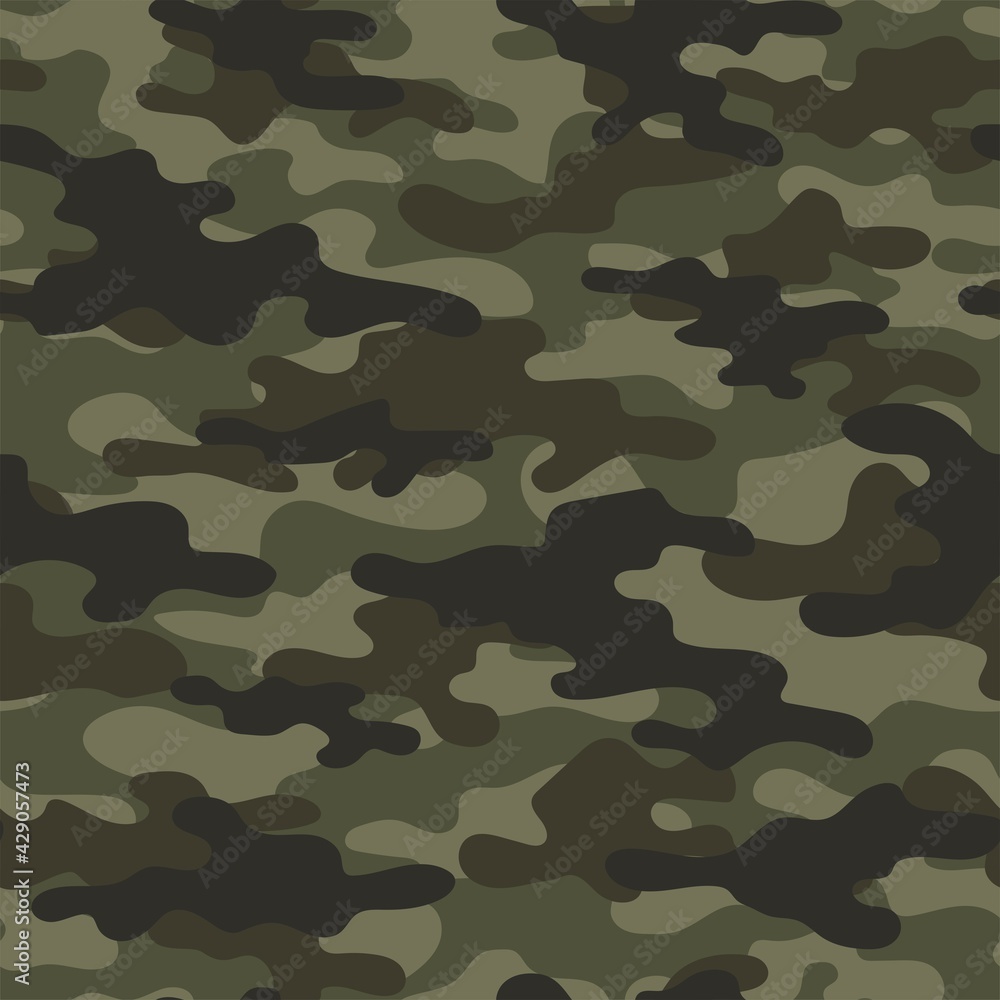 green Camouflage seamless pattern.Military camo.Army background.Print on clothing.Modern design green Camouflage seamless pattern.Military camo.Army background.Print on clothing.Modern design