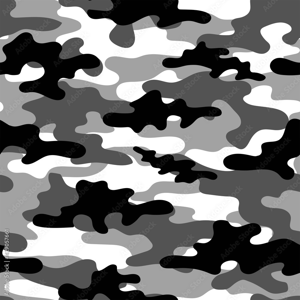 grey vector camouflage pattern for army. camouflage military pattern