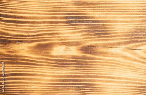 Texture of wood planks with bitches. Close up. background
