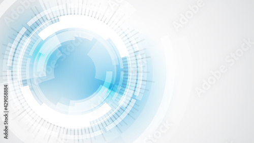 Technology background Hi-tech communication concept innovation abstract background vector illustration