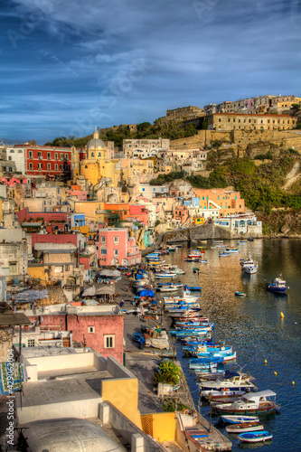Fototapeta Naklejka Na Ścianę i Meble -  From the Island of Procida, Bay of Naples, Italy