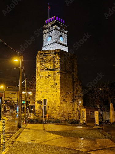 tower at night