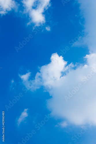 Blue sky and clouds Blue sky and floating clouds sky