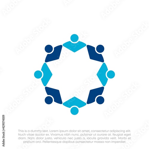 Human Resources Consulting Company, Global Community Logo 