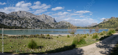 C  ber reservoir  long distance route GR 221  Escorca  Mallorca  Balearic Islands  Spain