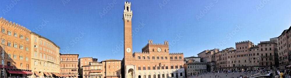 A view of Siena in Italy