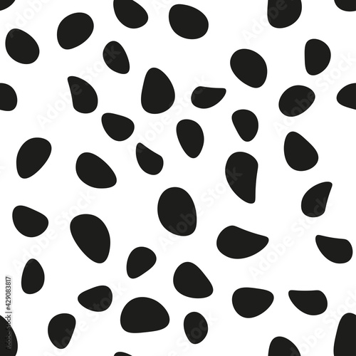 simple seamless black and white pattern