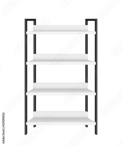 Realistic Rack Illustration