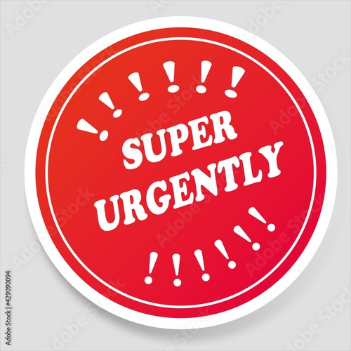 Super Urgently RED