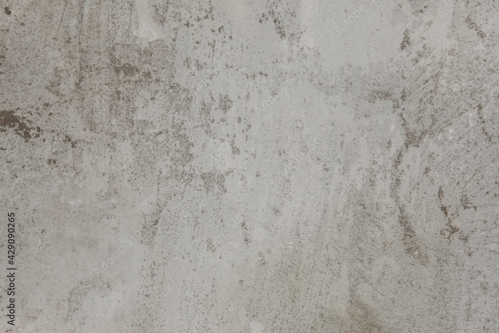 Shabby concrete background. Vintage ancient background. Gray tint textured old wall