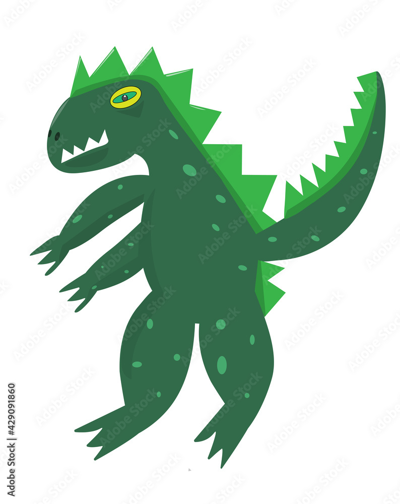 Obraz premium Cartoon dragon 