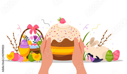 Easter Holiday Celebration Composition