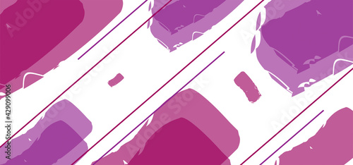 geometric shapes jelly style beautiful background ya banner