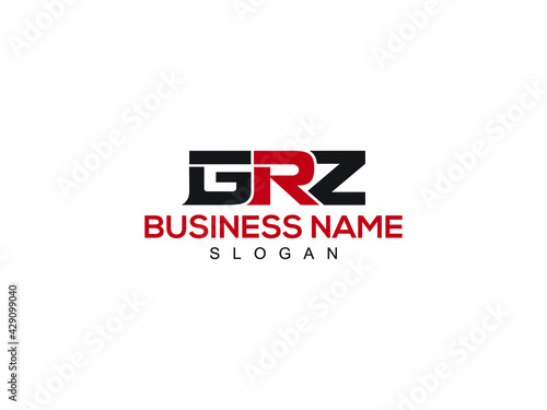 GRZ Letter Type logo Icon Vector photo