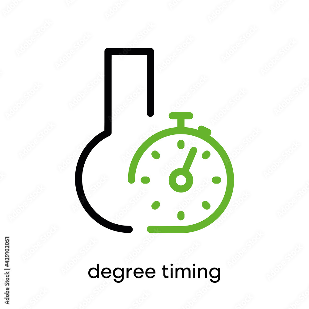 Degree timing icon. This symbol is the refrigerator and air conditioning symbol. Colorful refrigerator button icon. Editable Stroke. Logo, web and app. Degree timing icon. This symbol is the refrigerator and air conditioning symbol. Colorful refrigerator button icon. Editable Stroke. Logo, web and app.
