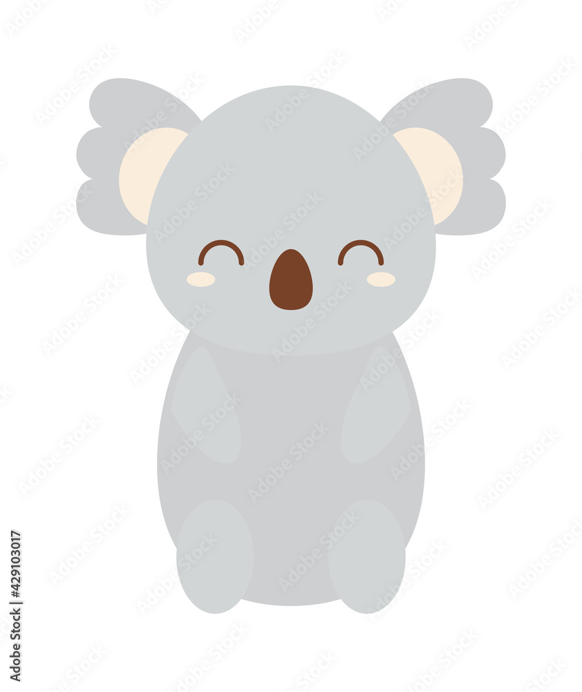 Fototapeta premium cute koala icon