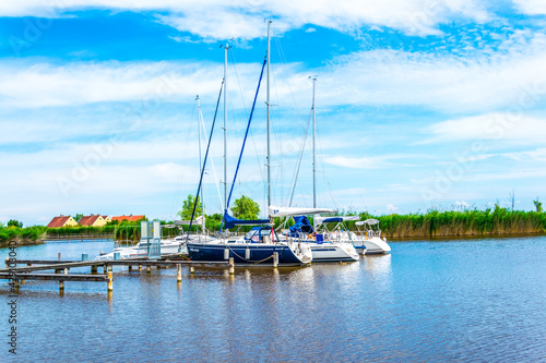 view of marina situated in rust in Austria photo