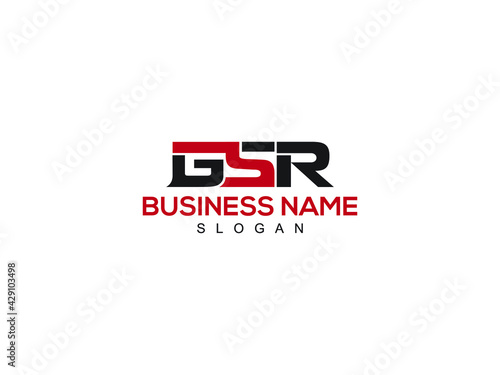 GSR Logo Letter Vector For Brand