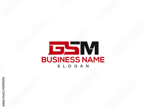 GSM Logo Letter Vector For Brand