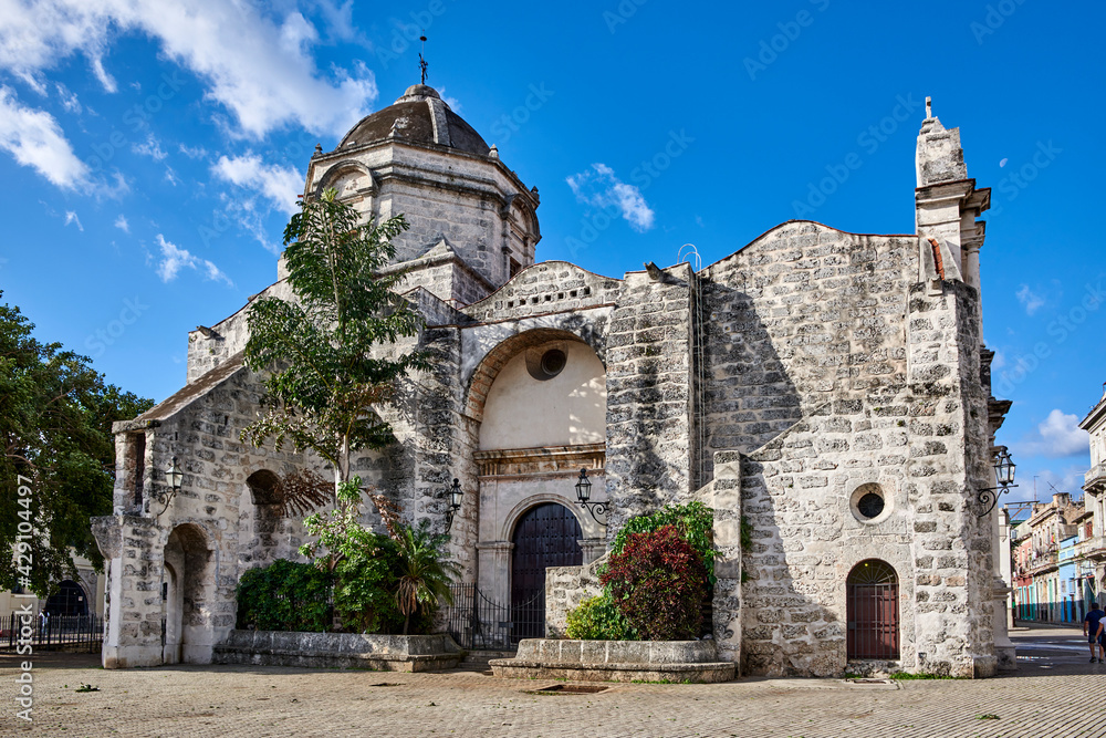 Cuba. Havana. Church of San Francisco de Paulo 17-18 centuries