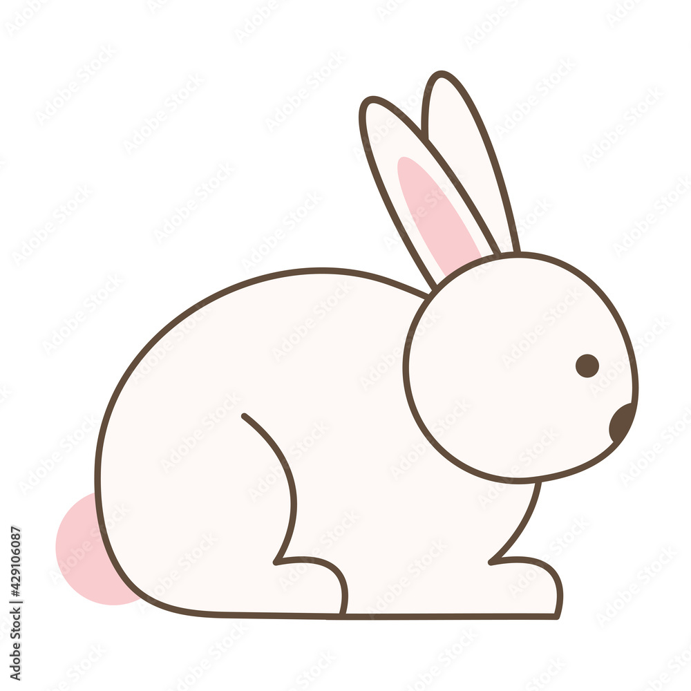cute pink rabbit cute pink rabbit